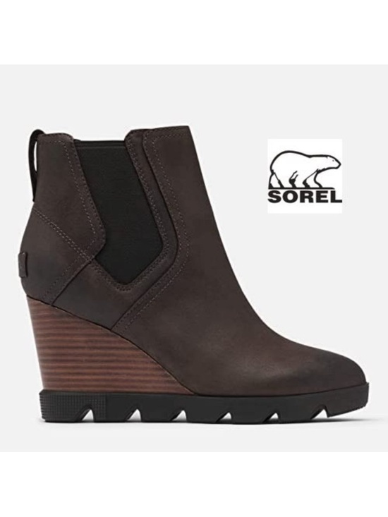 Sorel Shoes - SOREL Joan Uptown Chelsea Boots | Blackened Brown
